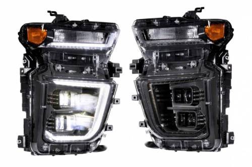 Morimoto - LF546 | Morimoto XB Hybrid LED Headlights For Chevrolet Silverado HD | Pair