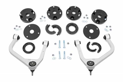 Rough Country - 11800 | Rough Country 2.5 Inch Suspension Lift Kit, Magneride For GMC Yukon 4WD | Aluminum Finish Control Arms