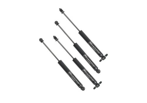 SuperLift - 84045 | Superlift Shadow Shock Pack | 2.5 Inch Lift Front And Rear Shocks (19886-1991 MJ Commanche 4WD)