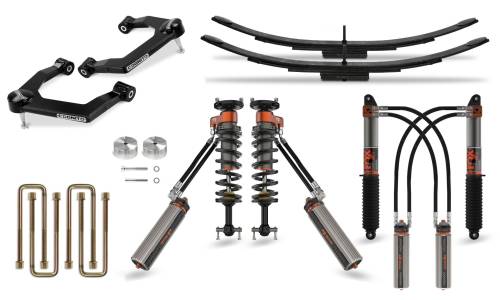 Cognito Motorsports - 510-P1213 | Cognito 3 Inch Ultimate Leveling Kit With Fox FRS 3.0 IBP Shocks (Silverado, Sierra 1500 2WD/4WD Includes AT4, AT4X, Trail Boss & ZR2)
