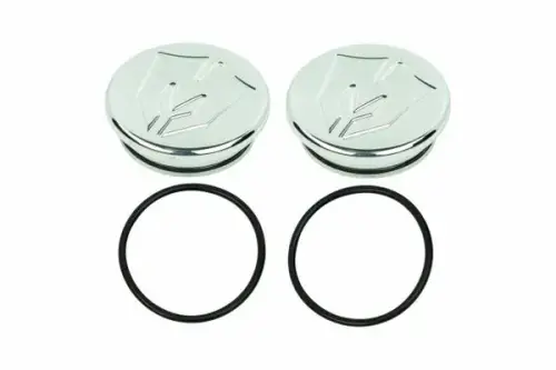 McGaughys Suspension Parts - 51052 | McGaughys Billet Ball Joint Caps (fits Upper Arms) 2014-2025 GM 1500 Truck 2011-2025 GM 2500 3500 Truck