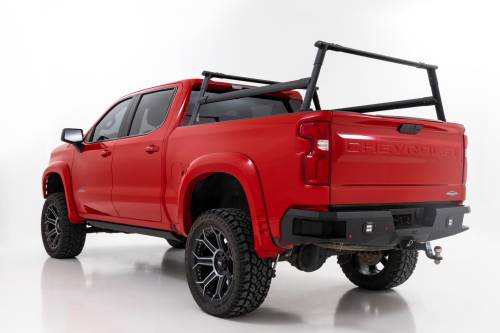Rough Country - 10201 | Rough Country Full Bed Rack For Chevrolet Silverado 1500 2WD/4WD | Plus Refresh, Full Rack Height