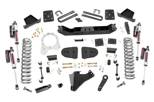 Rough Country - 44150 | Rough Country 6 Inch Lift Kit For Ford F-250/F-350 Super Duty 4WD | 4 Inch Axle Diameter, With Factory Rear Springs, No Front Driveshaft, Vertex Reservoir Shocks