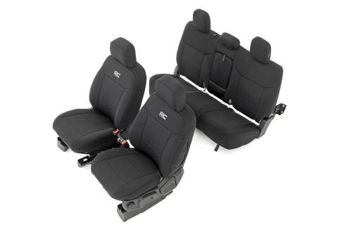 Rough Country - 91056A | Rough Country Seat Covers For Ford Ranger | With Armrest Seat Covers