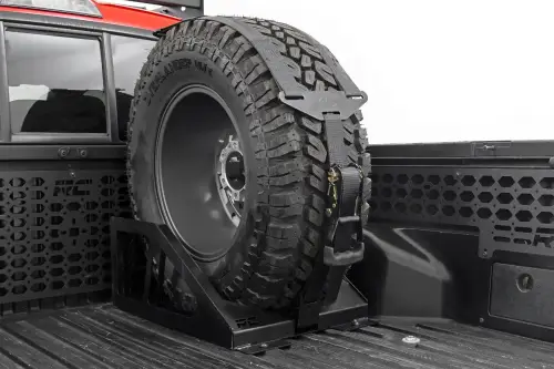Rough Country - 99073 | Rough Country Bed Mount Spare Tire Carrier, Universal | Multiple Makes & Models (Chevy/Dodge/Ford/GMC/Ram)