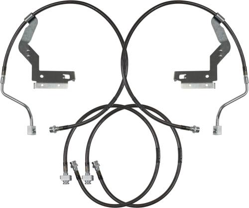 Carli Suspension - CS-FORDBBL-55-23 | Carli Suspension Front & Rear Extended Brake Lines For 5.5" Lift Ford F-250/F-350 4WD