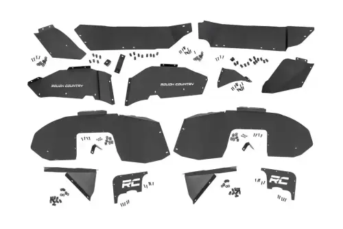 Rough Country - 10499 | Rough Country Inner Fenders Jeep Wrangler JL / Wrangler Unlimited 4WD | Front & Rear