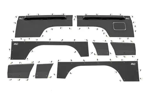 Rough Country - 10581 | Rough Country Full Body Armor For Jeep Cherokee XJ 2WD/4WD | Front & Rear