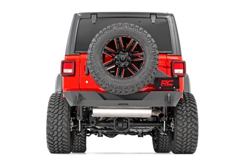 Rough Country - 10598 | Rough Country Rear Bumper Trail & Tire Carrier For Jeep Wrangler JL / Wrangler Unlimited JL