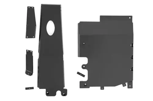 Rough Country - 10616 | Rough Country Skid Plate Combo For Jeep Wrangler JL | 2018-2019 | Engine + Transfer Case Combo