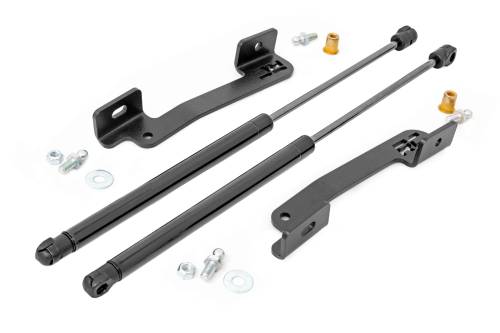 Rough Country - 10629 | Rough Country Hood Struts Hydraulic For Jeep Gladiator JT / Wrangler JL / Wrangler Unlimited JL 4WD
