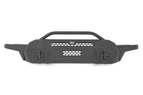Rough Country - 10713 | Rough Country Front Bumper High Clearance For Toyota Tacoma 2/4WD | 2016-2023 | No Light, Winch Mount ONLY