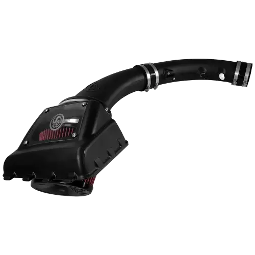 S&B Filters - 75-5108 | S&B Filters Cold Air Intake (2011-2016 F250, F350 V8-6.2L) Oiled Cotton Cleanable Red