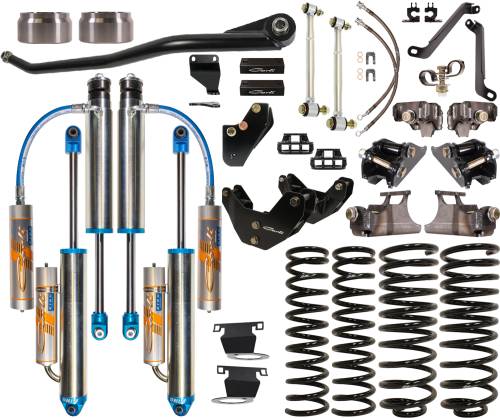 Carli Suspension - CS-DD30-1419-D | Carli Suspension Carli Tuned King 3.0" Remote Reservoir Shocks 3.25" Lift Dominator System For Dodge Ram 2500 4WD | Diesel, R1 Coils