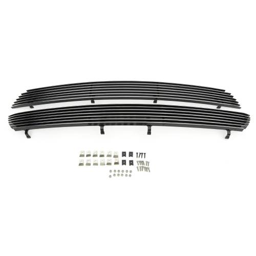 T-Rex Billet - 20571 | T-Rex Billet Series Grille | Horizontal | Aluminum | Polished | 2 Pc | Insert