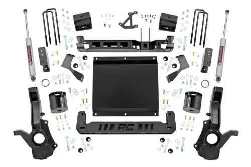 Rough Country - 13330 | Rough Country 6 Inch Lift Kit For Chevrolet Colorado / GMC Canyon | Strut Spacers With N3 Rear Shocks