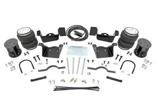 Rough Country - 100345 | Rough Country Air Spring Kit Chevrolet Silverado / GMC Sierra 25000 HD & 3500 HD | For Models With 3-5 Inch Of Suspension Lift, Without Onboard Air Compressor