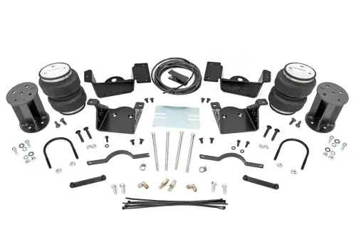 Rough Country - 100347 | Rough Country Air Spring Kit Chevrolet Silverado / GMC Sierra 2500 HD & 3500 HD 2WD/4WD | For Models With 7 Inch Of Suspension Lift, Without Onboard Air Compressor