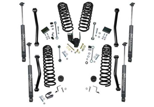 SuperLift - K192 | Superlift 4 inch Dual Rate Coil Spring Suspension Lift Kit with Shadow Shocks (2018-2025 Wrangler JL Unlimited 4WD)