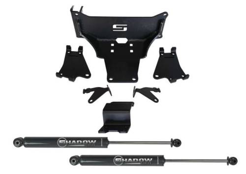 SuperLift - 92751 | Superlift Dual Steering Stabilizer Kit | Superlift Shadow | No Lift Required (2023-2025 F250, F350 4WD | Diesel)