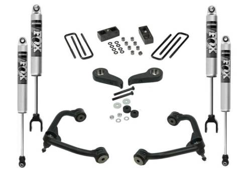 SuperLift - K1013F | Superlift 3 Inch GM Suspension Lift Kit with Fox 2.0 Shocks (2020-2025 Silverado, Sierra 2500 HD, 3500 HD | Without Overloads)