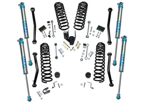 SuperLift - K184KG | Superlift 4 Inch Dual Rate Coil Spring Suspension Lift Kit With King 2.0 Shocks (2018-2025 Wrangler JL Unlimited 4WD)