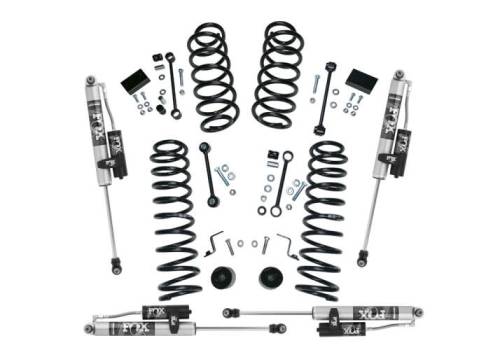 SuperLift - K185FX | Superlift 2.5 Inch Dual Rate Coil Spring Suspension Lift Kit With Fox 2.0 Reservoir Shocks (2018-2025 Wrangler JL 4WD)