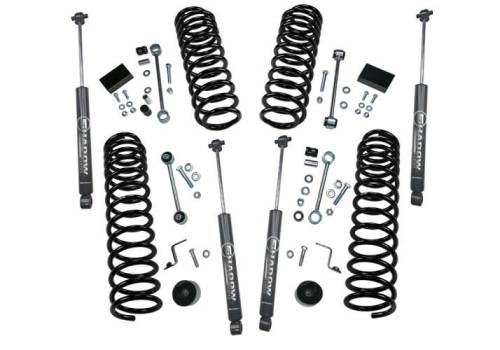 SuperLift - K190 | Superlift 2.5 inch Dual Rate Coil Spring Suspension Lift  Kit with Shadow Shocks (2018-2025 Wrangler JL Unlimited 4WD)