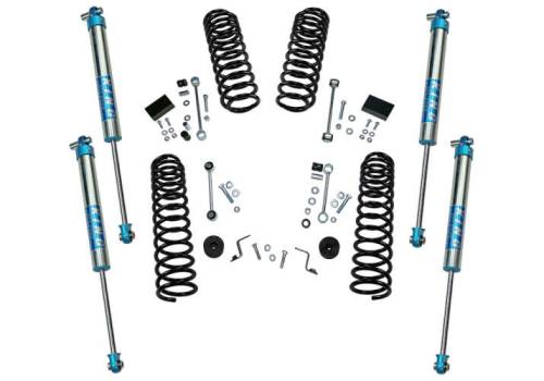 SuperLift - K185KG | Superlift 2.5 Inch Dual Rate Coil Spring Suspension Lift Kit With King 2.0 Shocks (2018-2025 Wrangler JL 4WD)