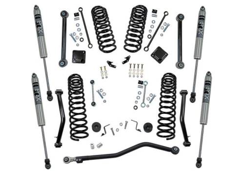 SuperLift - K196F | Superlift 4 inch Dual Rate Coil Spring Suspension Lift Kit with Fox 2.0 Shocks (2020-2025 Gladiator JT 4WD)