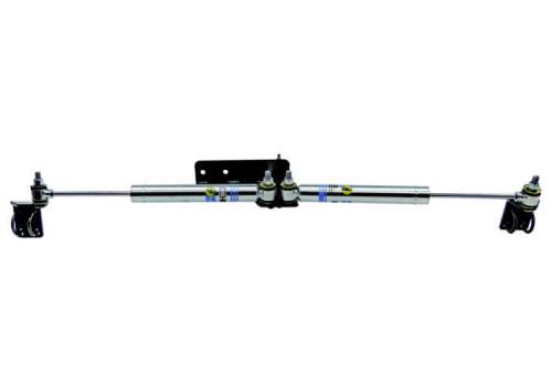 SuperLift - 92715 | Superlift Dual Steering Stabilizer Kit - Bilstein - 2018-2025 Wrangler JL, 2020-2025 Gladiator JT 4WD