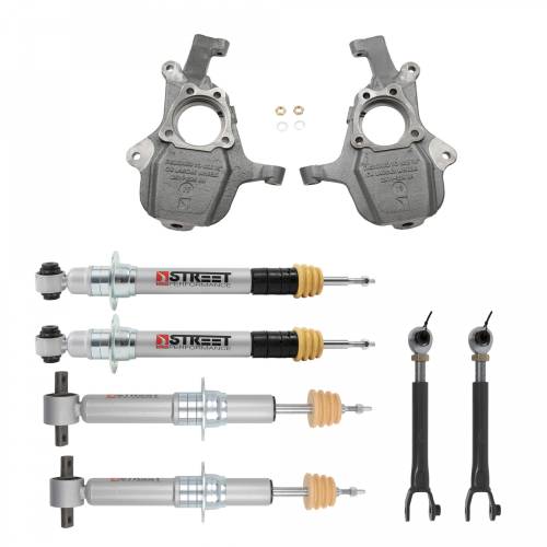 Belltech - 1034SP | Belltech 2 to 3.5 Inch Front / 1 to 3.5 Inch Rear Complete Lowering Kit with Street Performance Struts (2021-2026 Suburban, 2021-2024 Yukon 2WD/4WD)