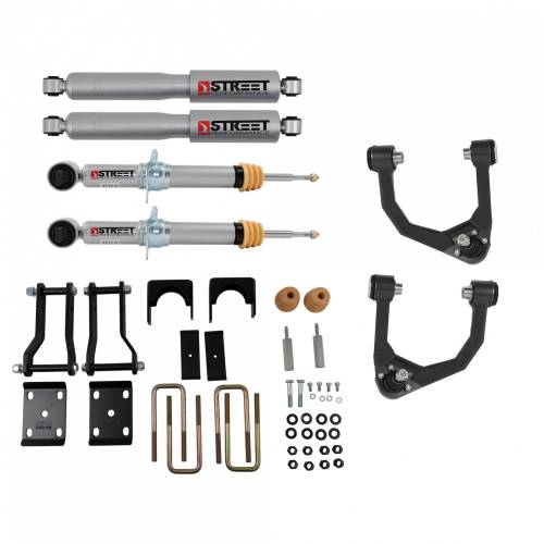 Belltech - 1043SP | Belltech 3 Inch Front / 6 Inch Rear Complete Lowering Kit with Street Performance Shocks (2019-2023 Ranger 4WD)