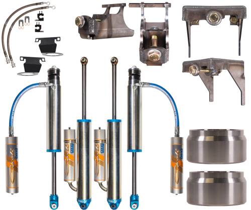Carli Suspension - CS-DD30SPKG-13-D | Carli Suspension Dominator Carli Tuned King 3.0" Remote Reservoir Shocks Package For Ram 3500 4WD Diesel