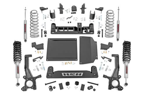 Rough Country - 71231 | Rough Country 6 Inch Lift Kit w/ N3 Struts / Shock Relocation Brackets Toyota Tundra with Auto Adjusting Headlights 2WD/4WD (2022-2025)