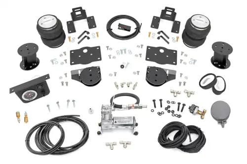 Rough Country - 100356C | Rough Country Air Spring Kit For Ram 1500 4WD | For Models With 6 Inch Of Suspension Lift, With Onboard Air Compressor