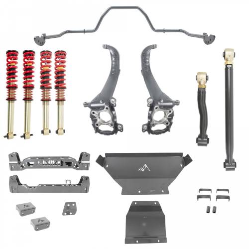 Belltech - 152600HK | Belltech 4-7.5 Inch Complete Lift Kit with Trail Performance Coilovers (2021-2026 Bronco 4WD | W/O Sasquatch)