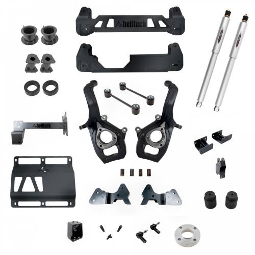 Belltech - 153712BK | Belltech 6 Inch Complete Lift Kit with Trail Performance Shocks (2019-2024 Ram 1500 4WD)