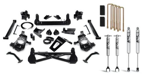 Cognito Motorsports - 110-P1032 | Cognito 7 Inch Standard Lift Kit with Fox PSMT 2.0 Shocks For (Silverado, Sierra 2500 HD, 3500 HD 2WD/4WD)