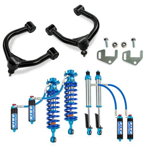 Cognito Motorsports - 535-P1227 | Cognito 3 Inch Elite Leveling Lift Kit with King 2.5 Reservoir Shocks (2022-2025 Toyota Tundra 2WD/4WD w/ Rear Air Ride)