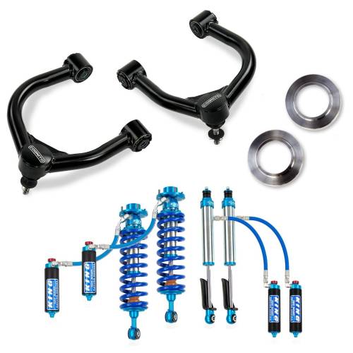Cognito Motorsports - 535-P1228 | Cognito 3 Inch Elite Leveling Lift Kit with King 2.5 Reservoir Shocks (Tundra 2WD/4WD w/ Rear Coil Springs)
