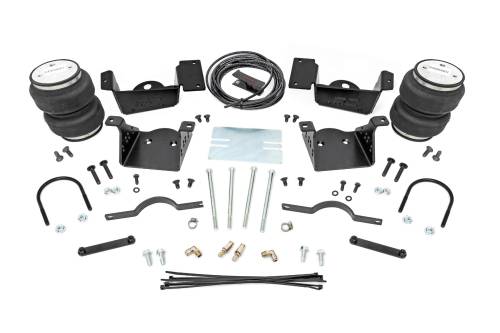 Rough Country - 10034 | Rough Country Air Spring Kit Chevrolet Silverado / GMC Sierra 2500HD & 3500HD 2WD/4WD | For Stock Height Models, Without Onboard Air Compressor