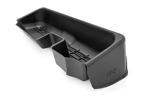 Rough Country - RC09051A | Rough Country Under Seat Storage For Chevrolet Silverado / GMC Sierra 1500, 2500 HD & 3500 HD | Crew Cab, Without Lockable Lid