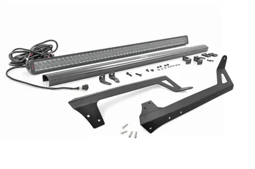 Rough Country - 80504 | Rough Country LED Light Mounts Kit For Jeep Wrangler JK | Spectrum Series Light