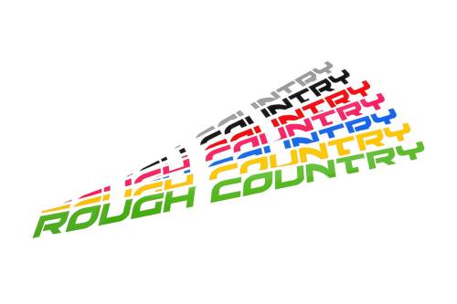 Rough Country - 84170OB | Rough Country Fender Decal | 2 X 27 Inch, Ocean Blue