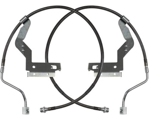 Carli Suspension - CS-FORDBBL-LVL-17-F | Carli Suspension Front Extended Stainless Steel Brake Lines For Ford F-250/F-350 4WD