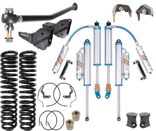 Carli Suspension - CS-F55-D30-23 | Carli Suspension Dominator System 5.5 Inch Lift Kit Carli Tuned King 3.0" RR Front & Rear For Ford F-250/F-350 4WD | Diesel