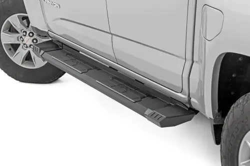 Rough Country - SRB151977A | Rough Country HD2 Aluminum Running Boards (2015-2024 Colorado, Canyon 2WD/4WD | Crew Cab)