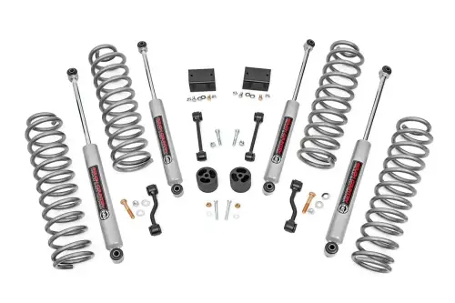 Rough Country - 79330 | Rough Country 2.5 Inch Lift Kit, 4 Door For Jeep Wrangler Unlimited 4WD | Premium N3 Shocks