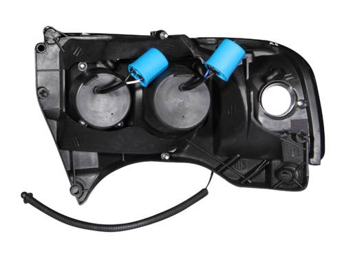 Anzo USA - 111196 | Anzo USA Projector Headlights w/ Halo Black (1994-2001 Ram 1500 | 1994-2002 Ram 2500, 3500)